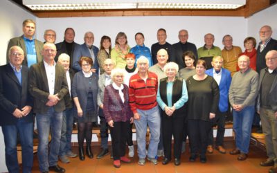 Ehrungen für langjährige Mitgliedschaft